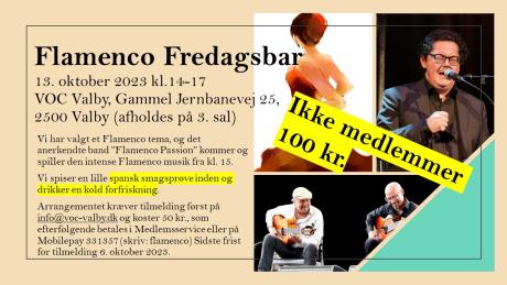 Flamenco Fredagsbar åbnes op for ikke medlemmer