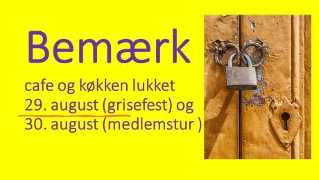 cafe lukket !